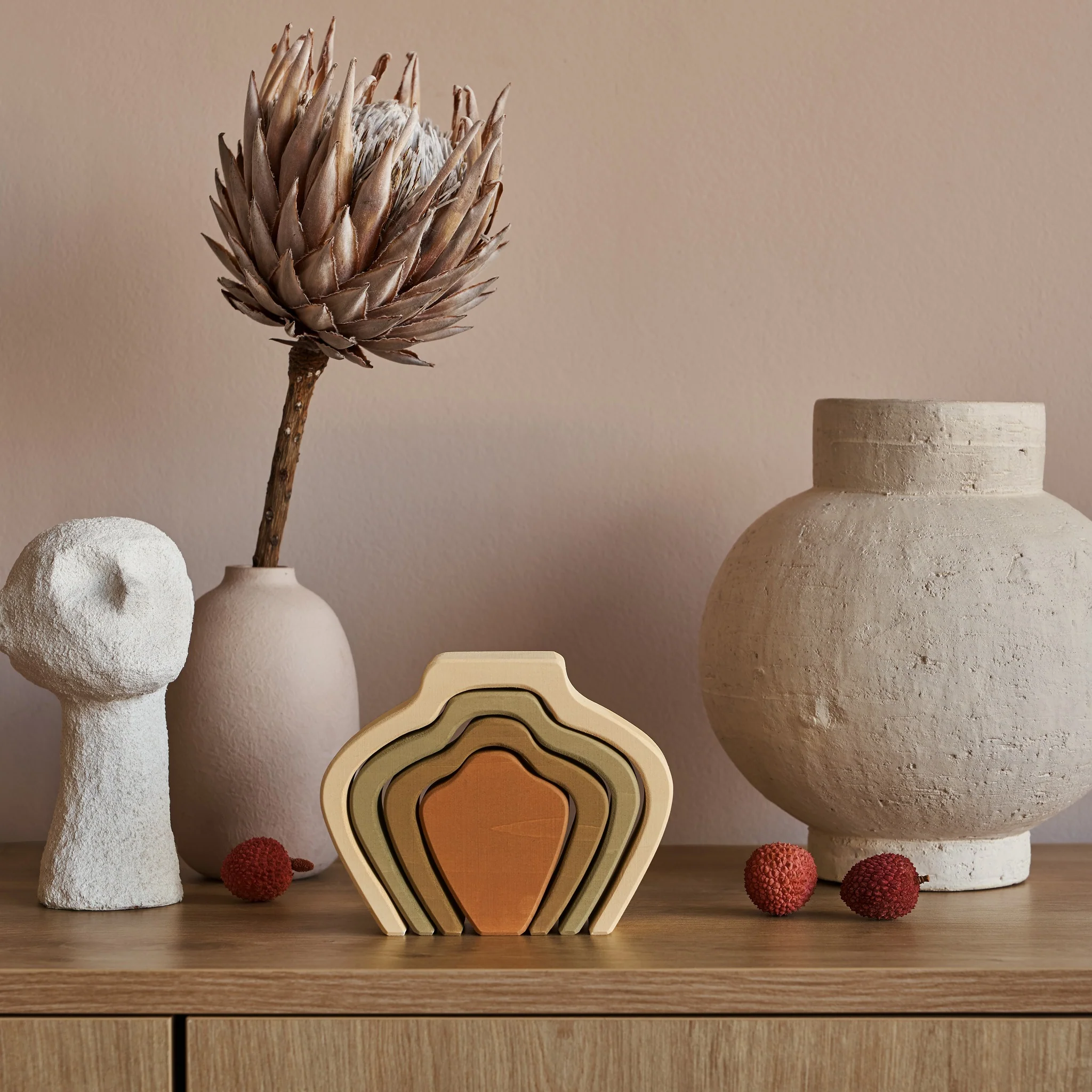 Wooden Vase Stacker (small) - Image 4
