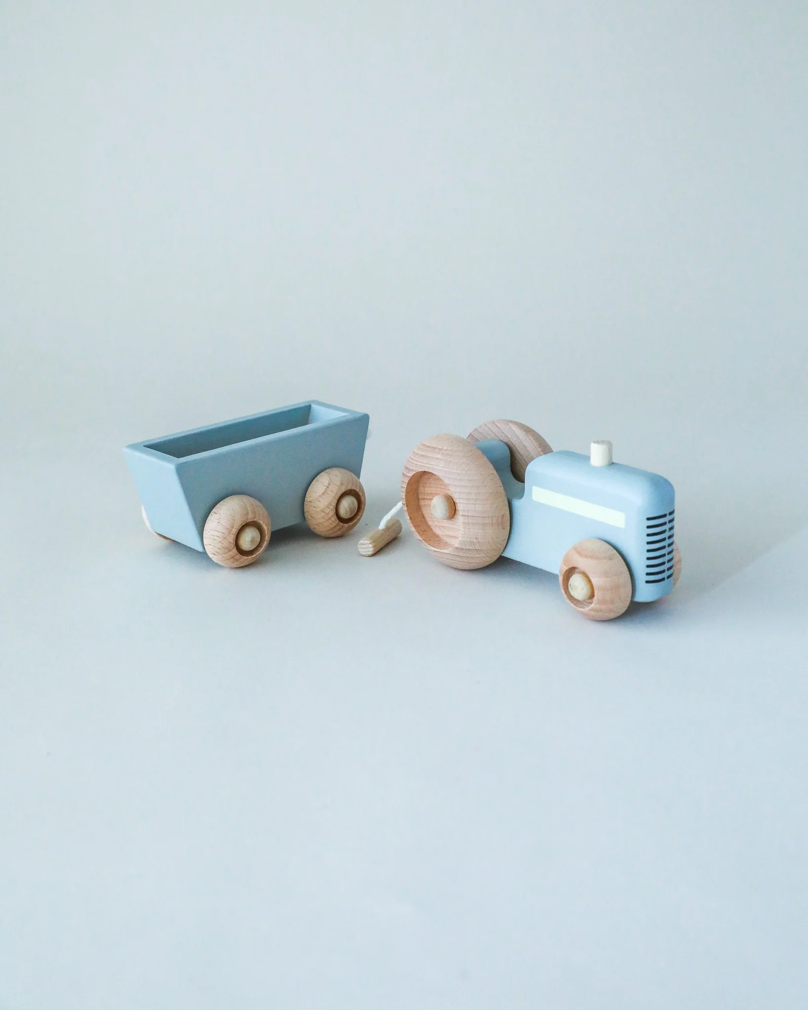 Wooden Rolling Toy Tractor - Image 2