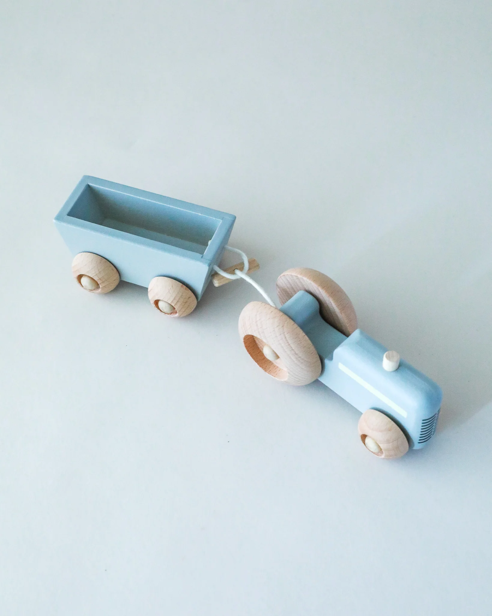 Wooden Rolling Toy Tractor - Image 4