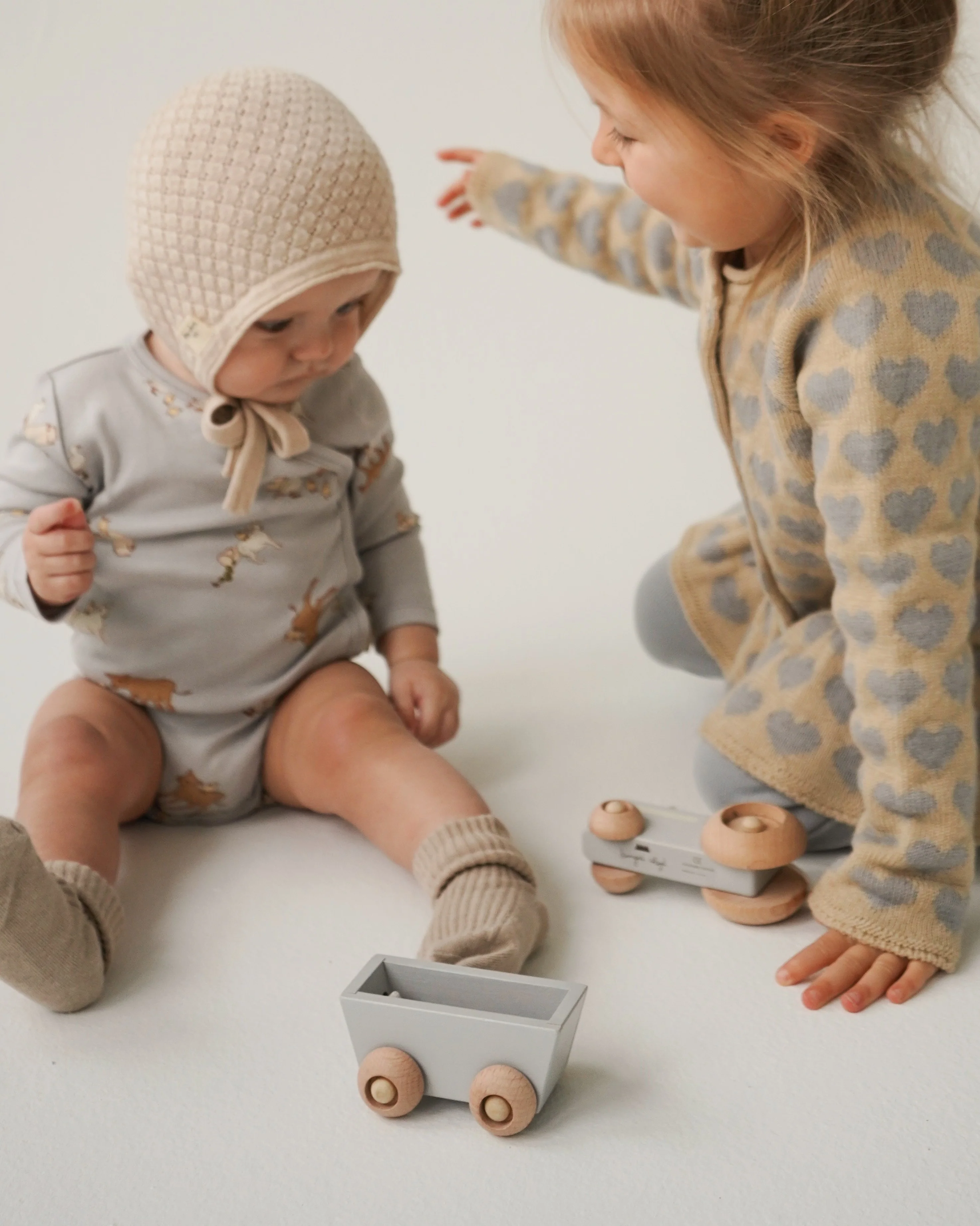 Wooden Rolling Toy Tractor - Image 7