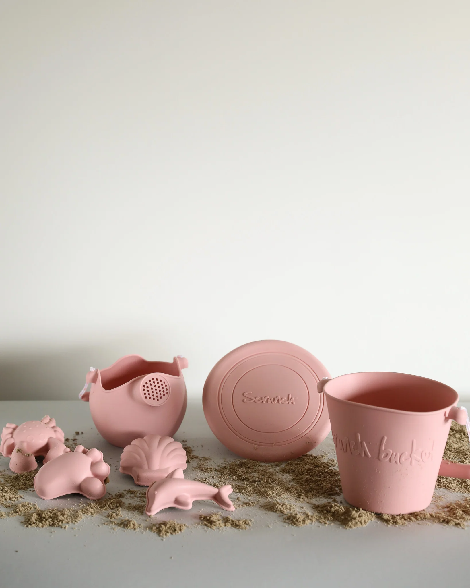 Silicone Beach Play Set - Dusty Rose - Image 2