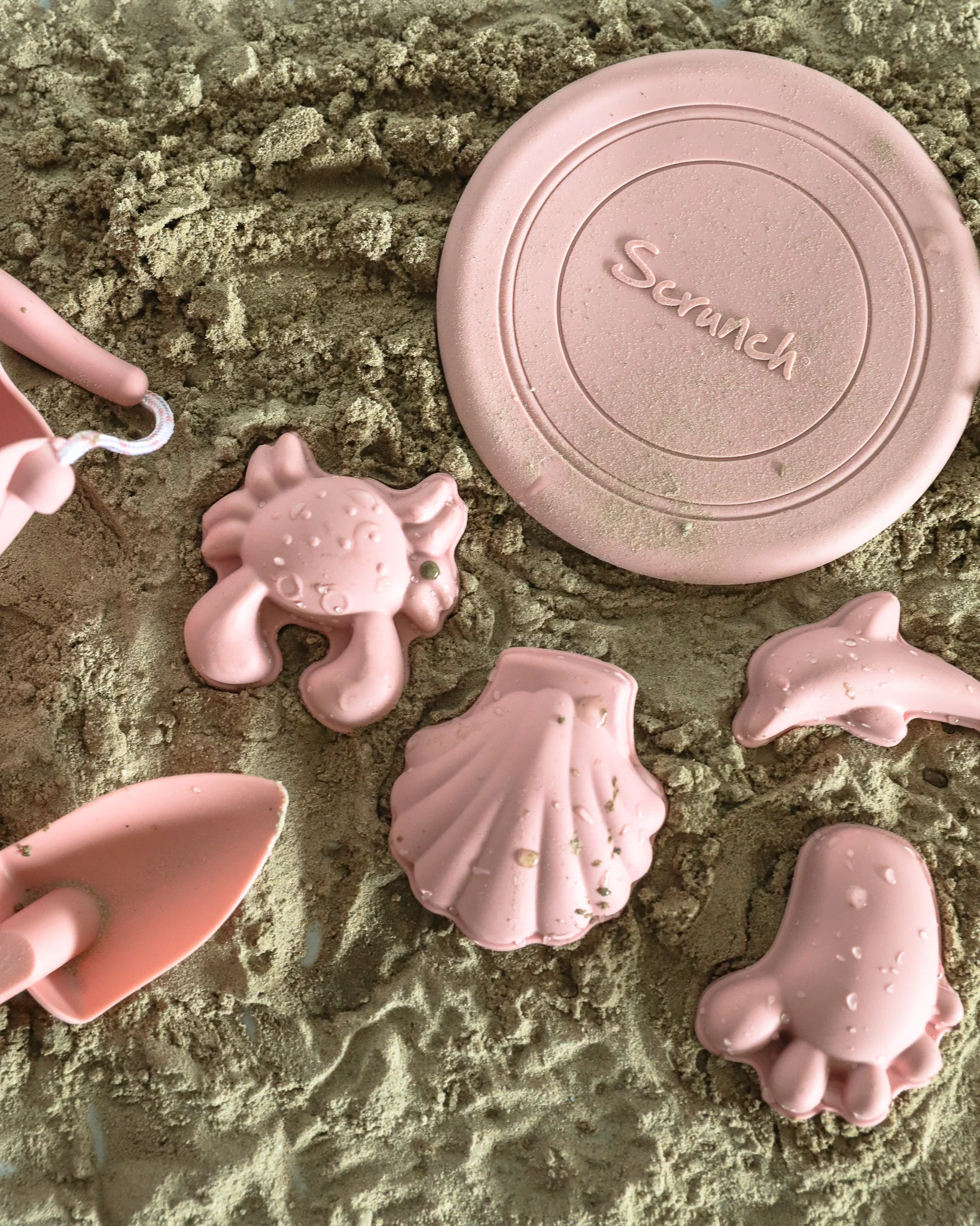 Silicone Beach Play Set - Dusty Rose - Image 4