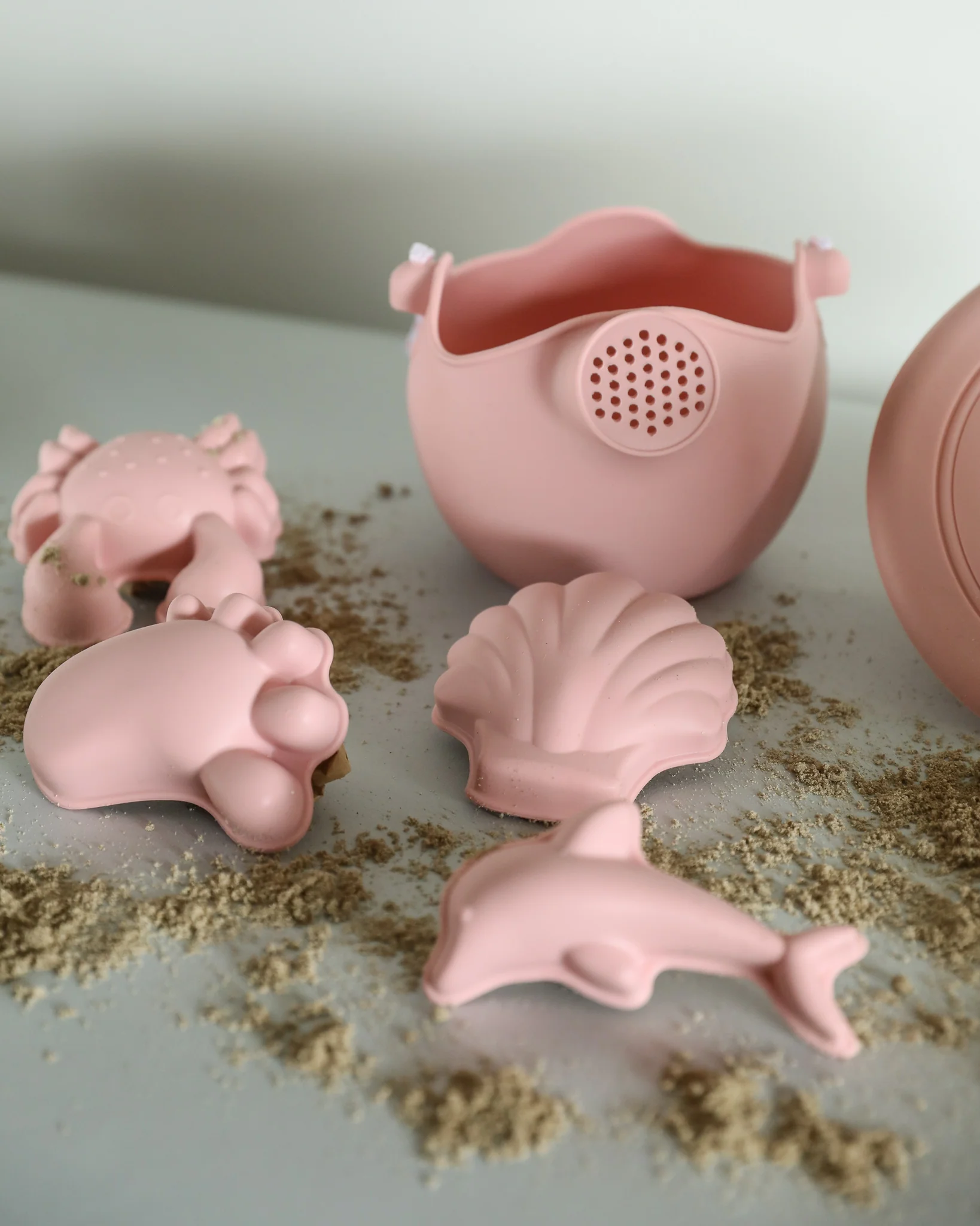 Silicone Beach Play Set - Dusty Rose - Image 6