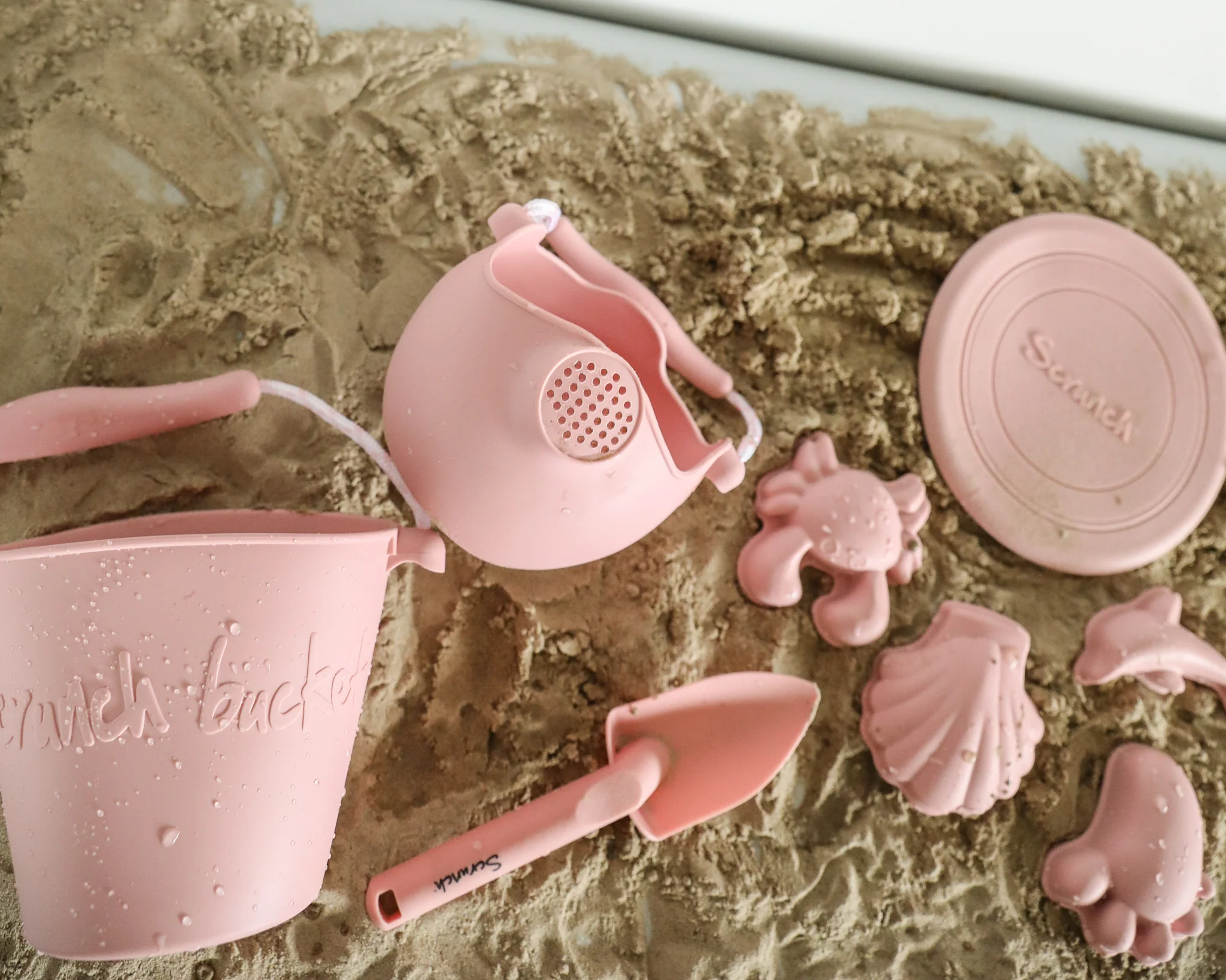 Silicone Beach Play Set - Dusty Rose - Image 7