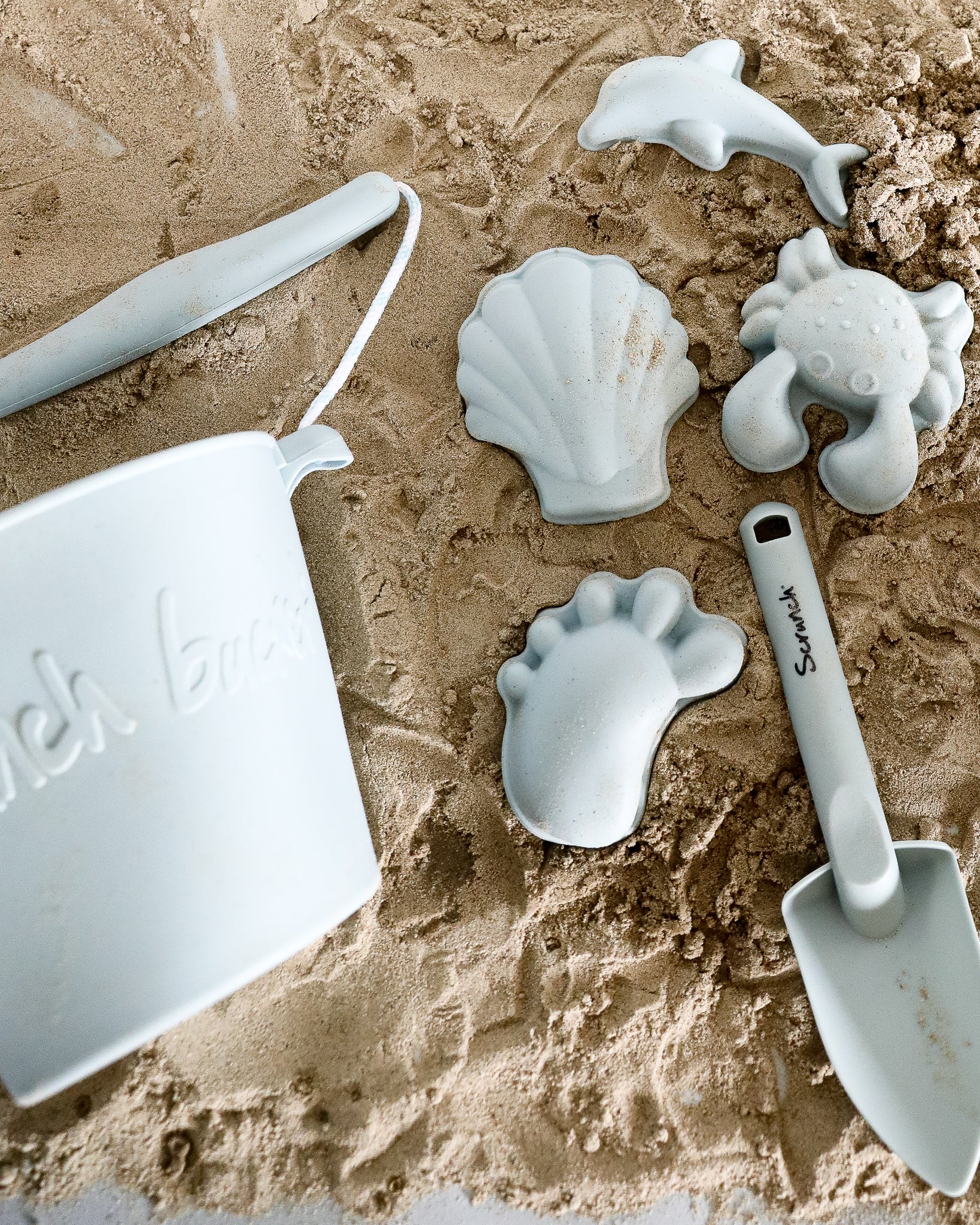 Silicone Beach Play Set - Egg Blue - Image 2