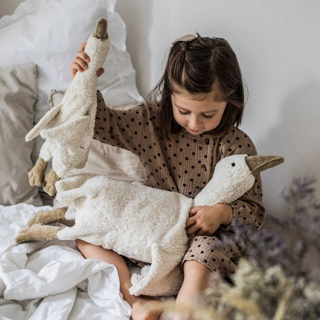 Senger Naturwelt | European-made | Cuddly Animal - White Goose - Image 12