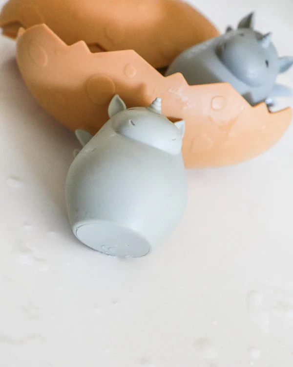 Konges Sloejd | Silicone Bath Toy - Dino Egg - Image 5