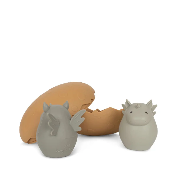 Konges Sloejd | Silicone Bath Toy - Dino Egg - Image 8