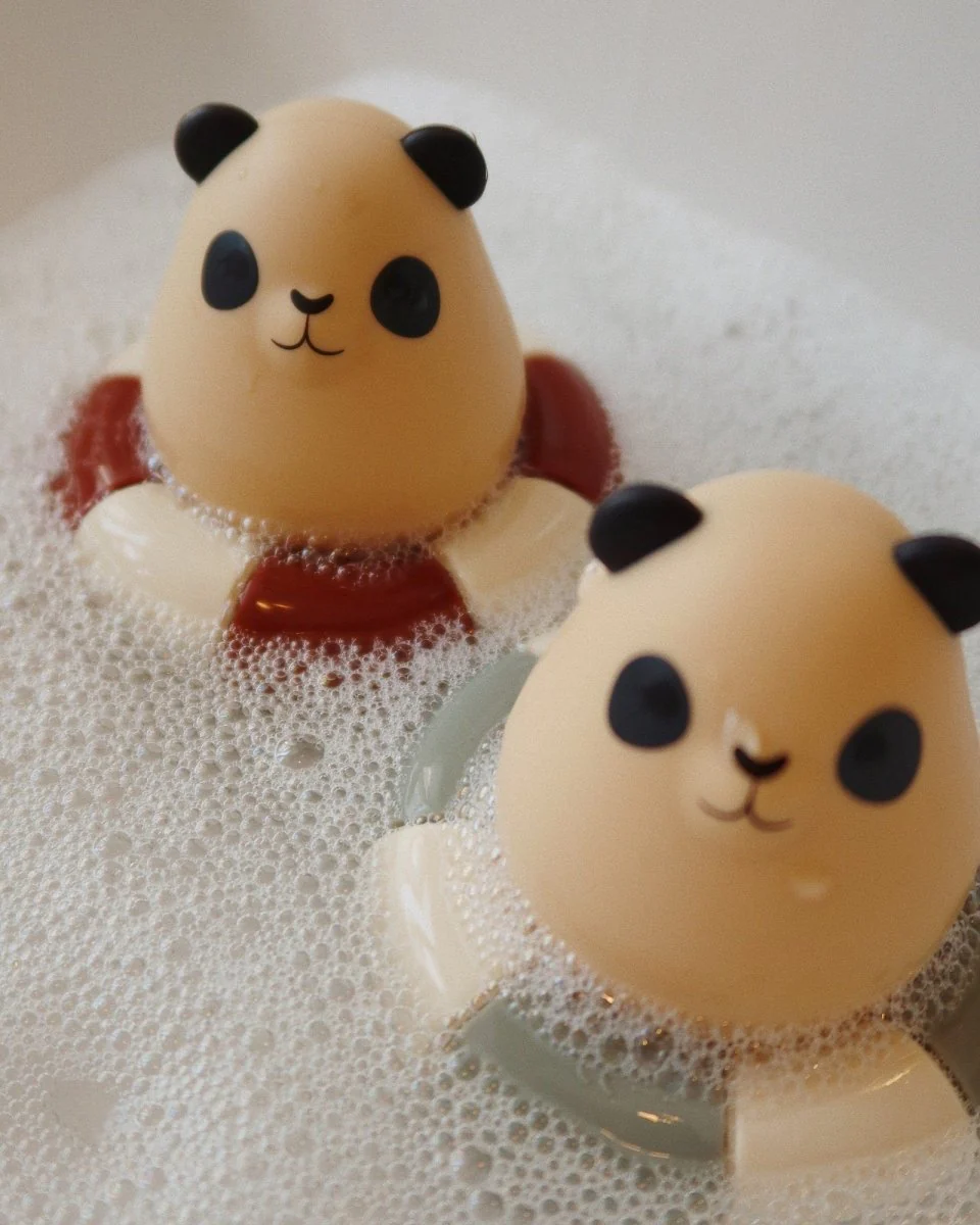 Konges Sloejd | Silicone Bath Toy - Panda Swim Ring - Image 5