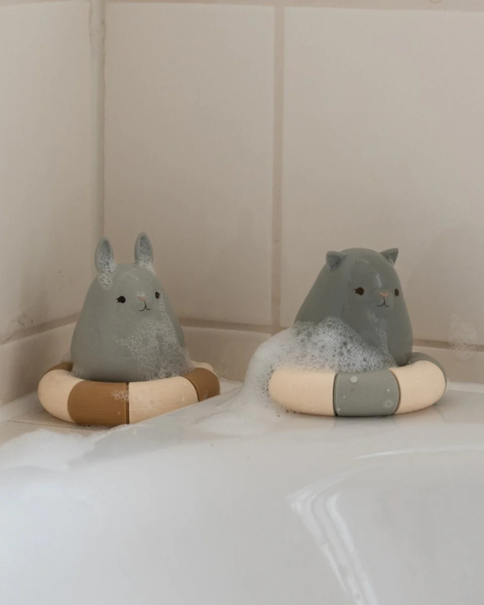 Konges Sloejd | Silicone Bath Toy - Swim Rings Buddies (pack of 2) - Image 2