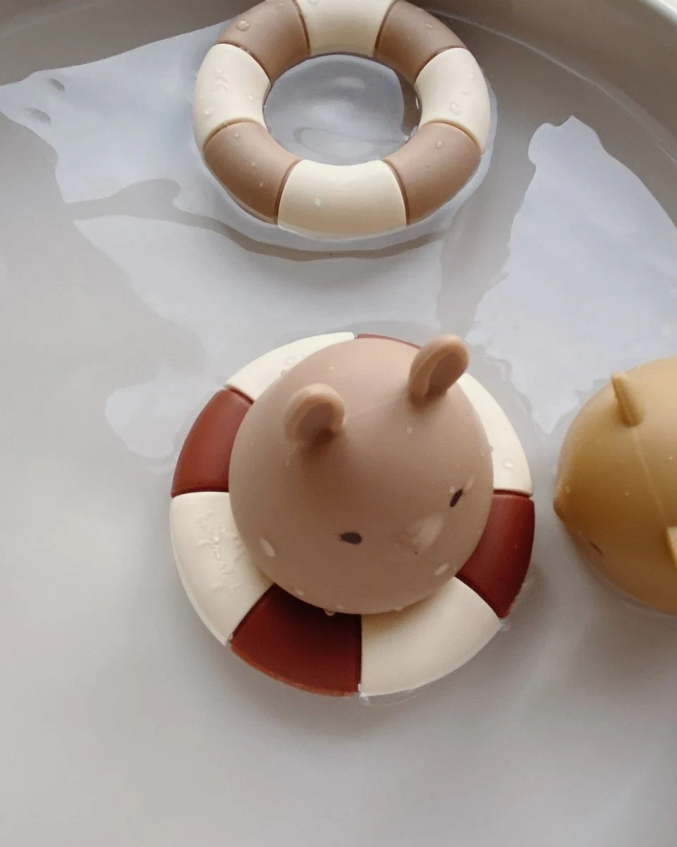 Konges Sloejd | Silicone Bath Toy - Swim Rings Buddies (pack of 2) - Image 4