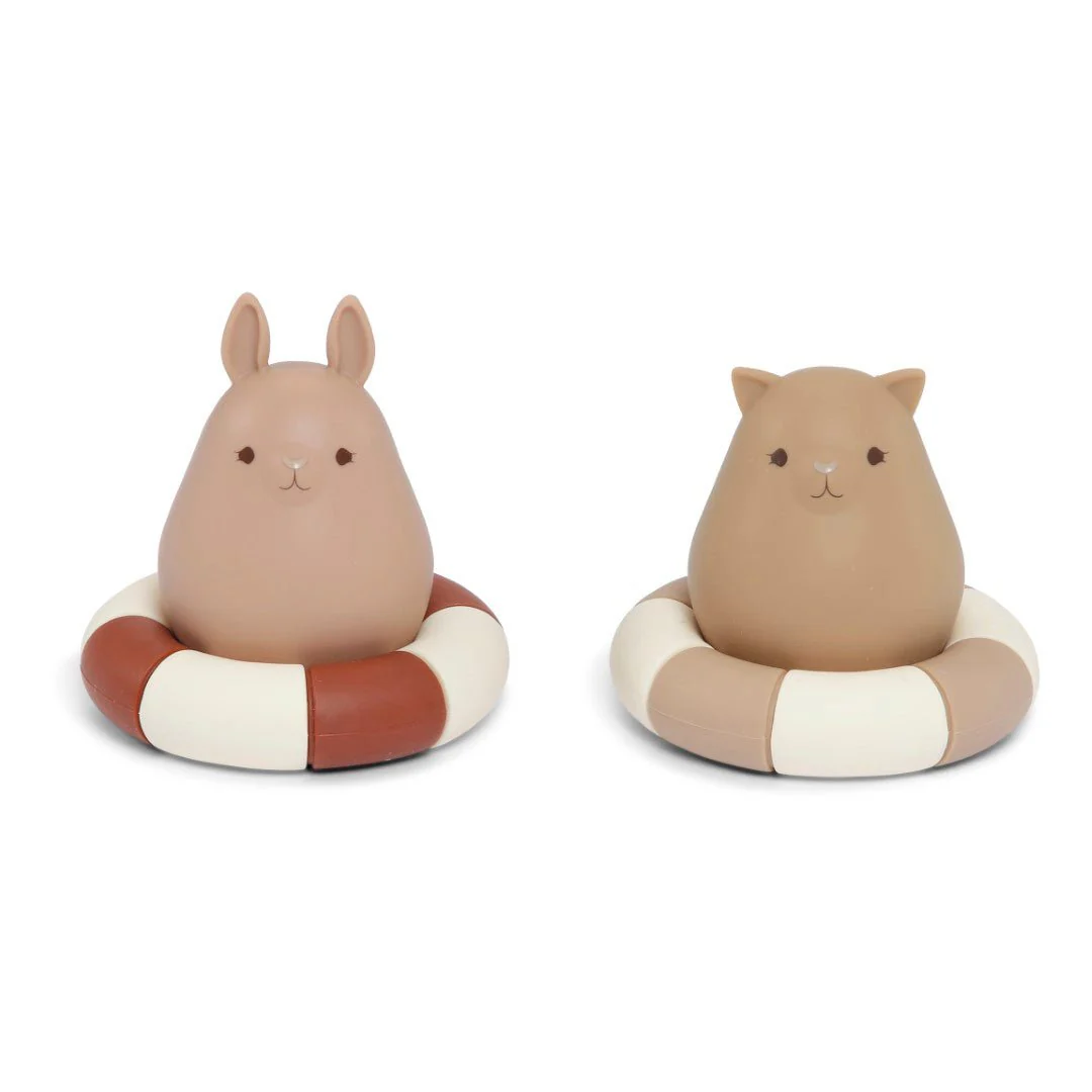 Konges Sloejd | Silicone Bath Toy - Swim Rings Buddies (pack of 2) - Image 7