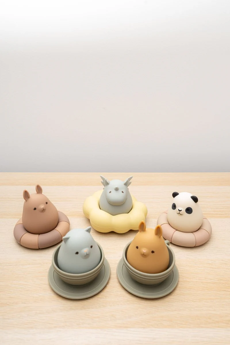 Konges Sloejd | Silicone Bath Toy - Swim Rings Buddies (pack of 2) - Image 9