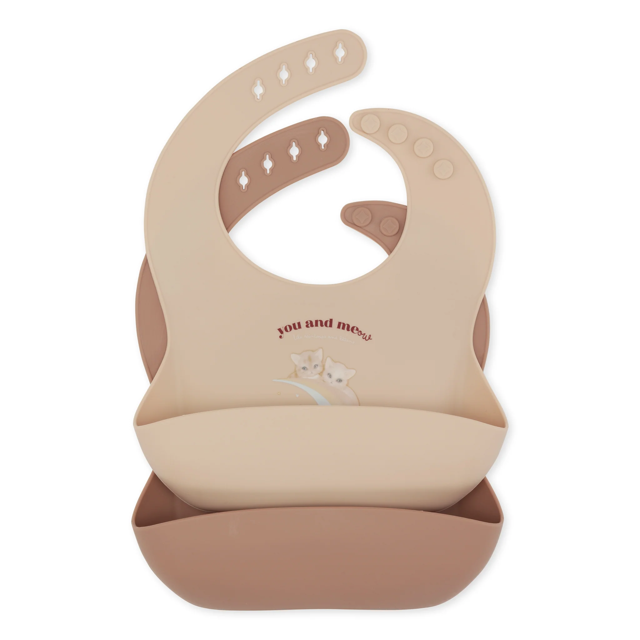 Silicone Bib (2 pack) - Kitty - Image 4