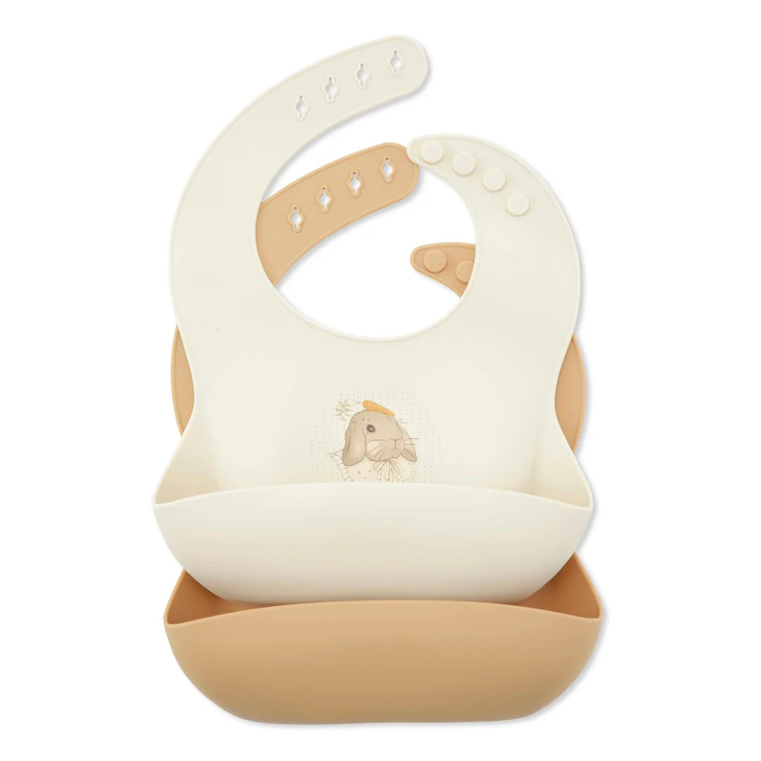 Silicone Bib (2 pack) - Bunny - Image 4