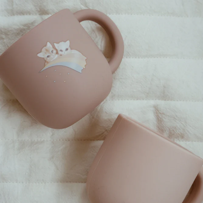 Silicone Cup Set (2 pack) - Kitty - Image 2