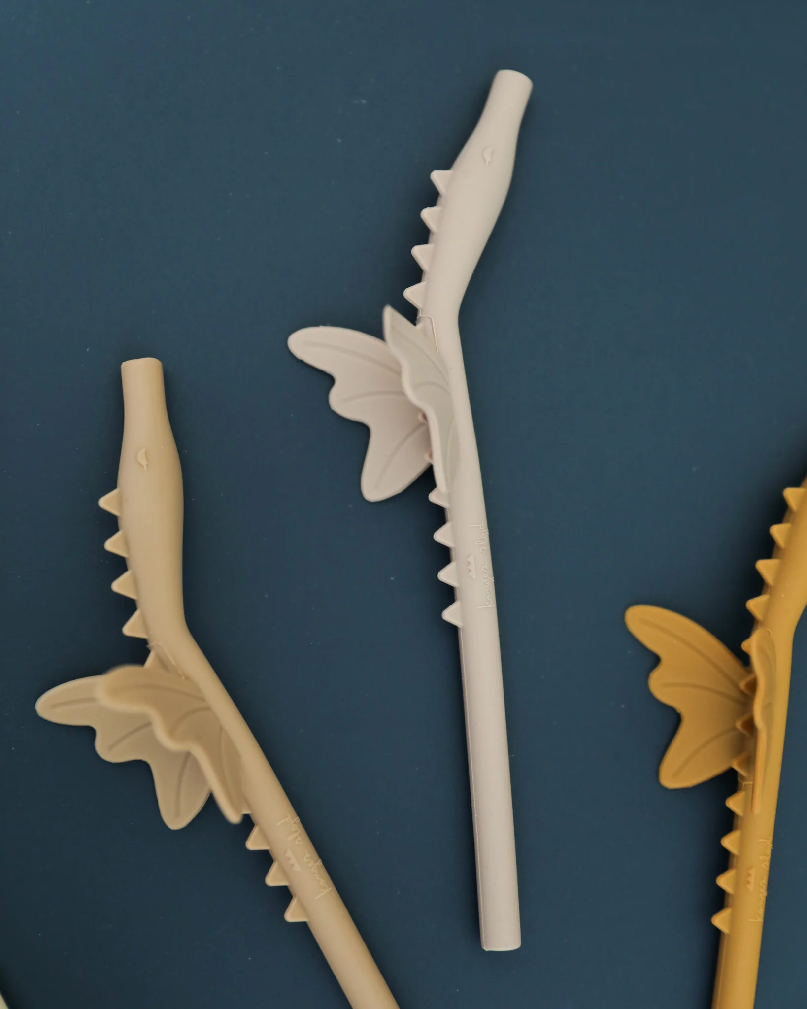 Silicone Dragon Straws - Blush Mix (4 pack) - Image 4