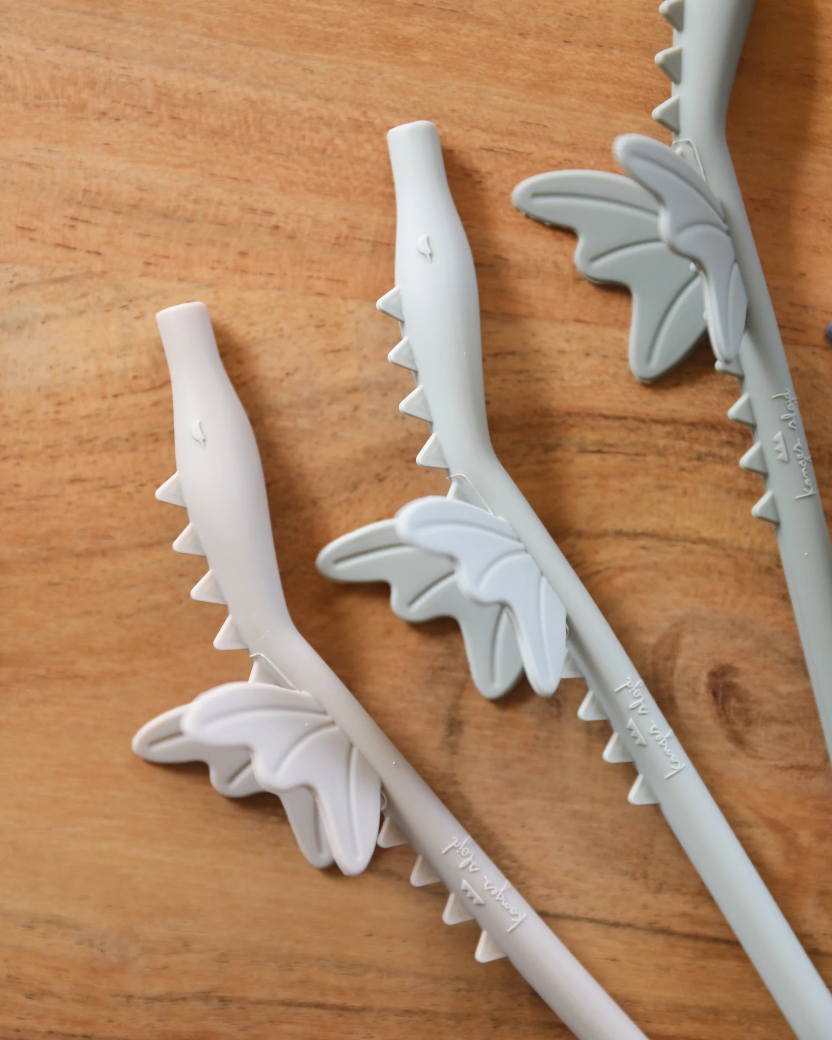 Silicone Dragon Straws - Forest Mix (4 pack) - Image 4
