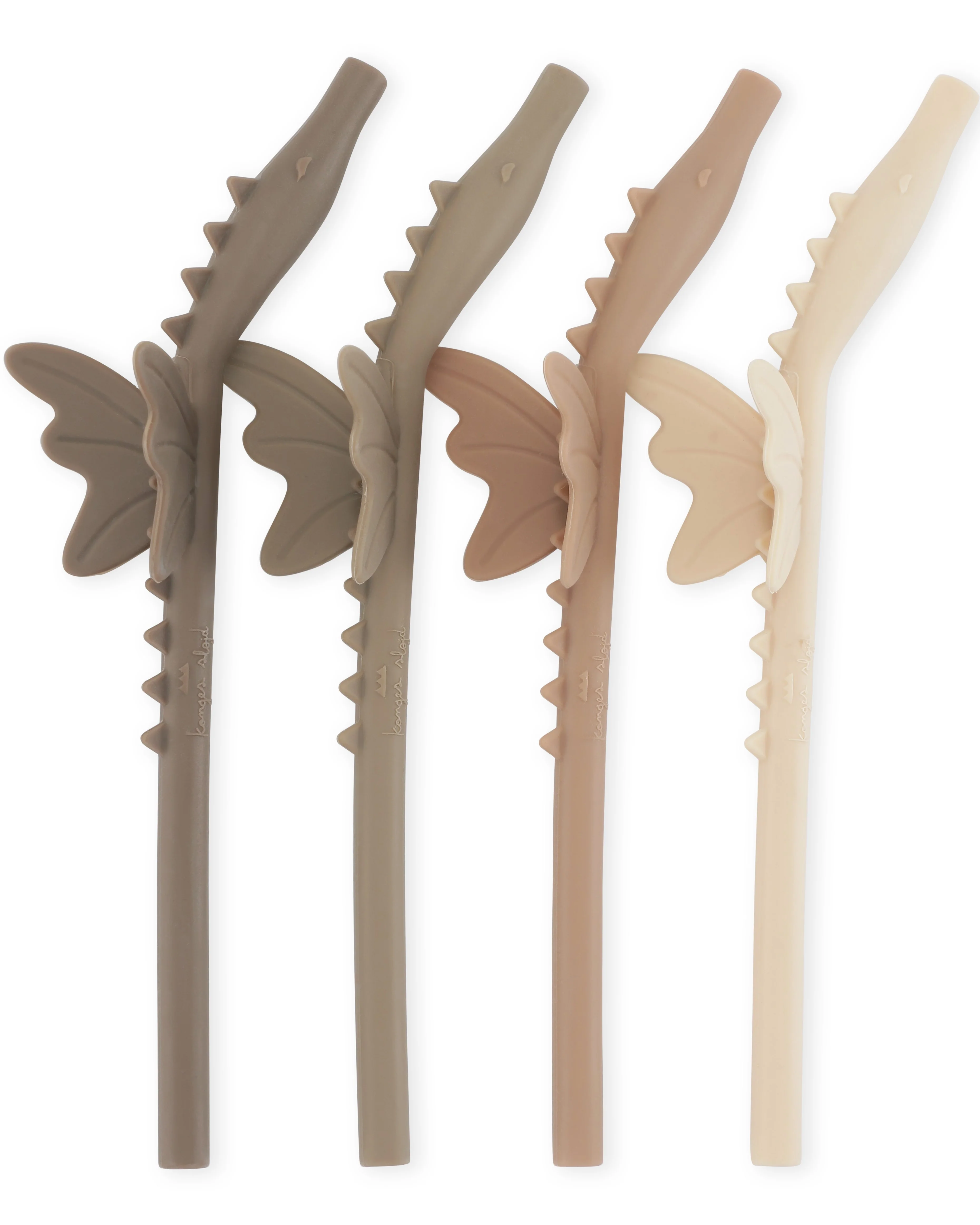 Silicone Dragon Straws - Shitaki Mix (4 pack) - Image 5