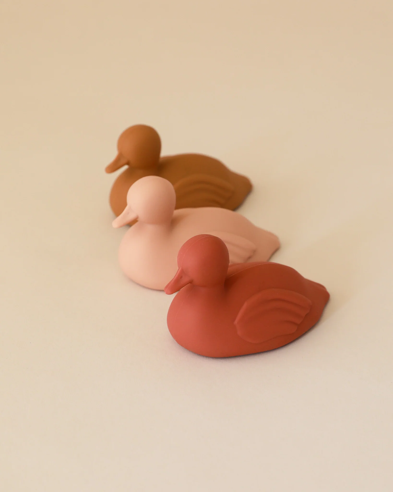 Silicone Bath Toy | Ducks - Rose Mix (pack of 3) - Image 2
