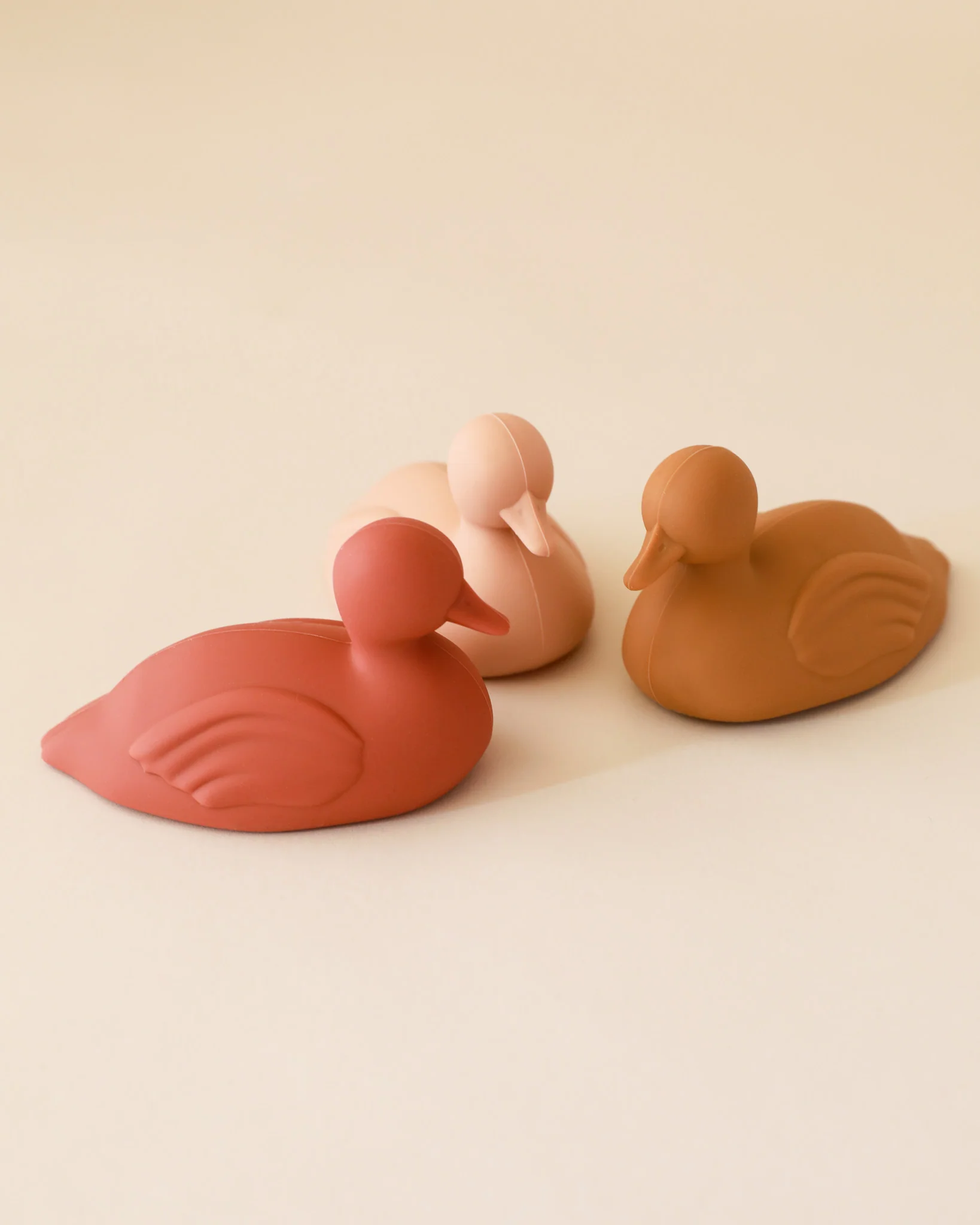 Silicone Bath Toy | Ducks - Rose Mix (pack of 3) - Image 3