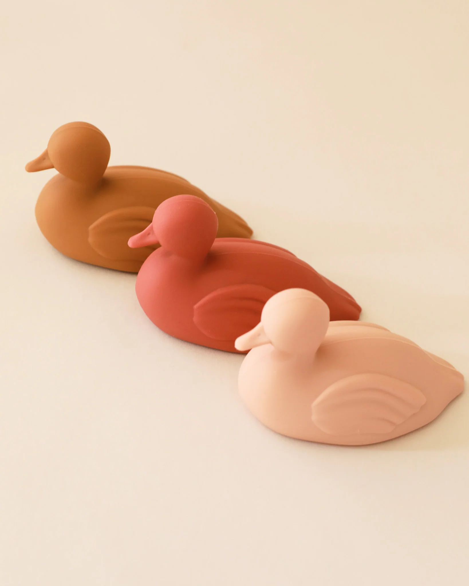 Silicone Bath Toy | Ducks - Rose Mix (pack of 3) - Image 4