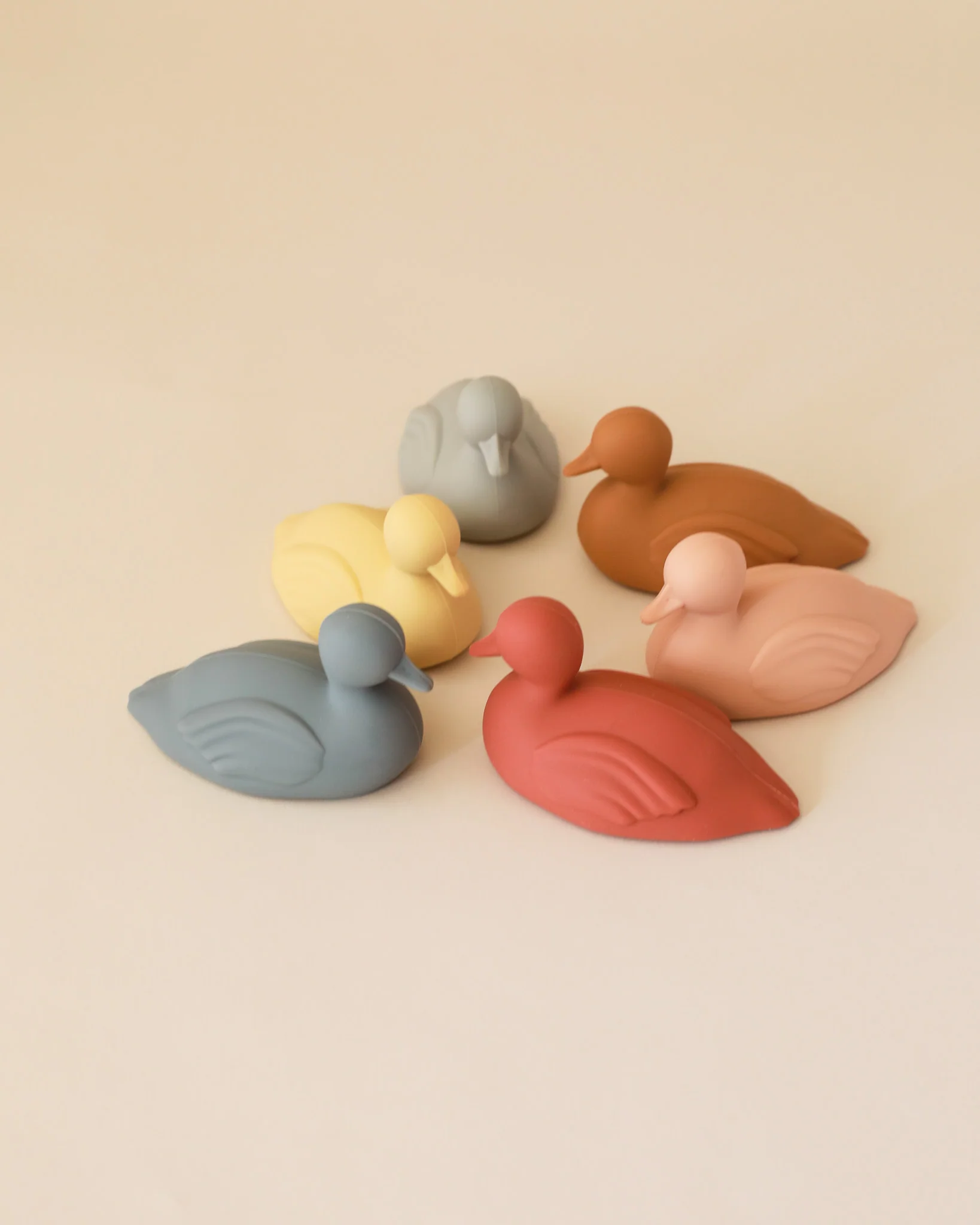 Silicone Bath Toy | Ducks - Rose Mix (pack of 3) - Image 5