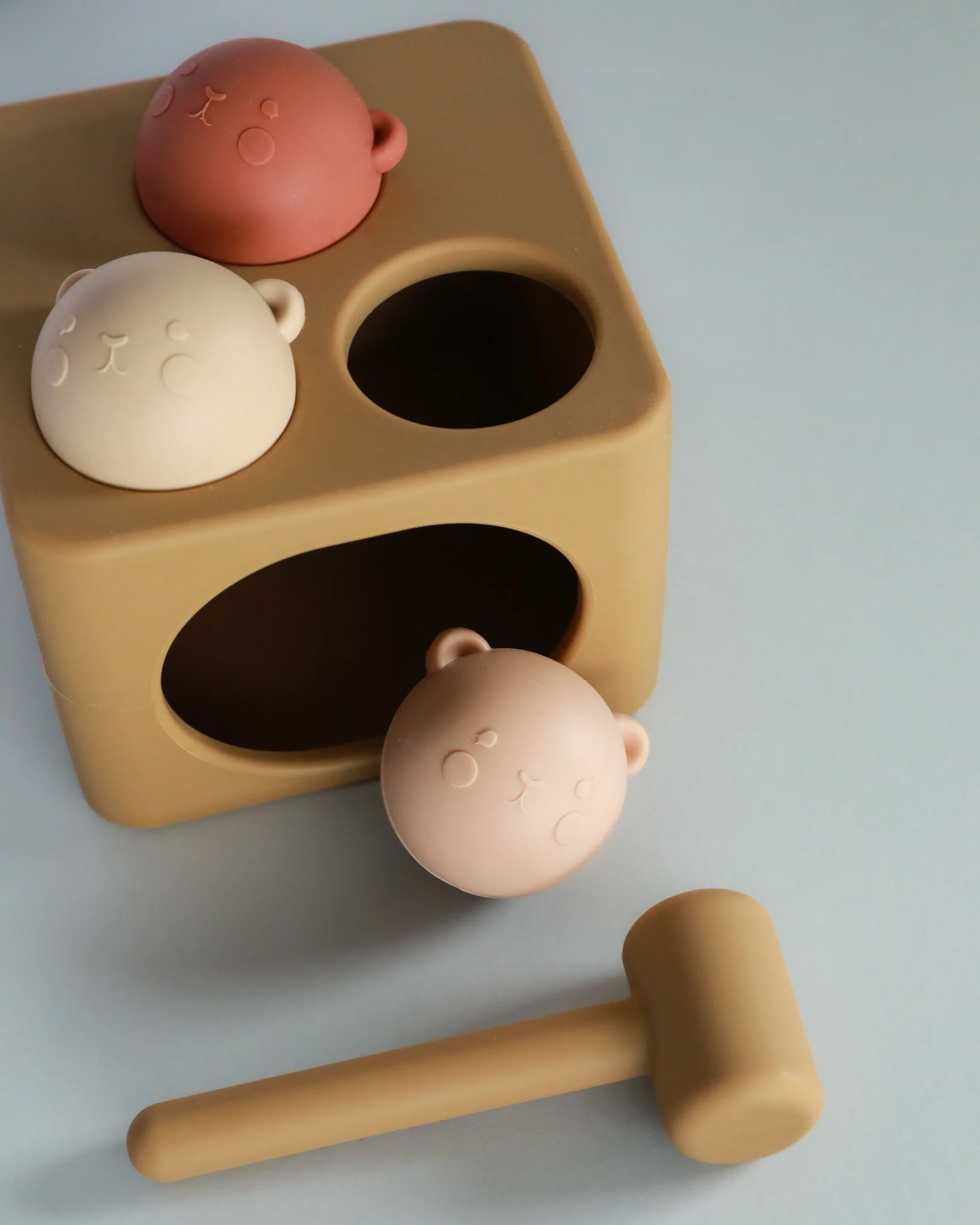 Silicone Hamster Knockout Activity Toy - Almond - Image 3