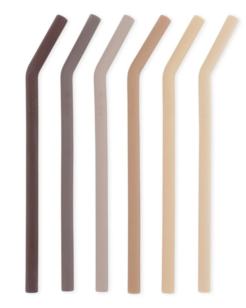 Silicone Straws - Lilac Mix (6 pack) - Image 4