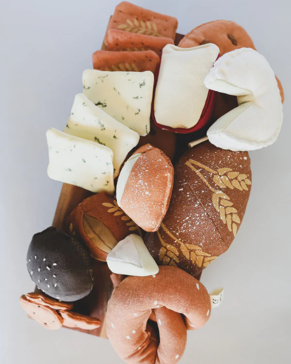 Soft Play Food Set - Baked Bread Set: 6-Piece Danish Bakery Collection - Image 2