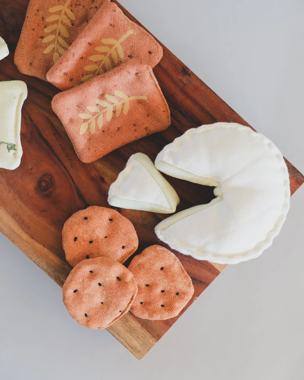 Soft Play Food Set - Cheese and Crackers - Image 2