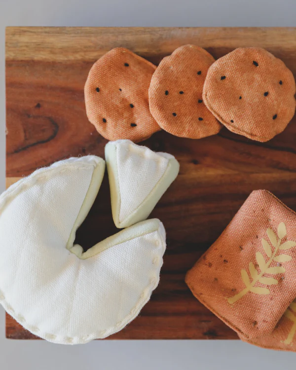 Soft Play Food Set - Cheese and Crackers: Gourmet Danish Charcuterie Collection - Image 3