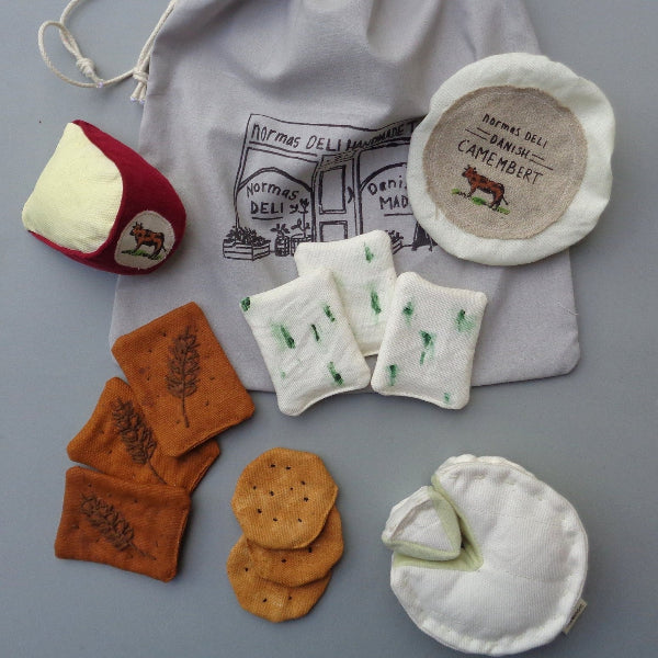 Soft Play Food Set - Cheese and Crackers: Gourmet Danish Charcuterie Collection - Image 5