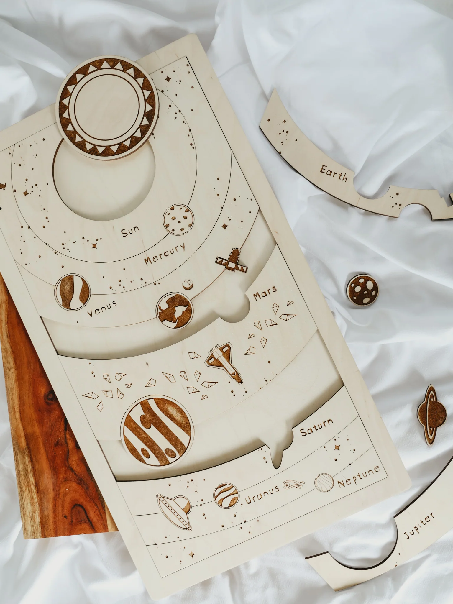 Solar System Wooden Puzzle - Image 2