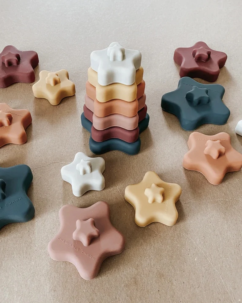 Star Silicone Teething Stacker - Image 2
