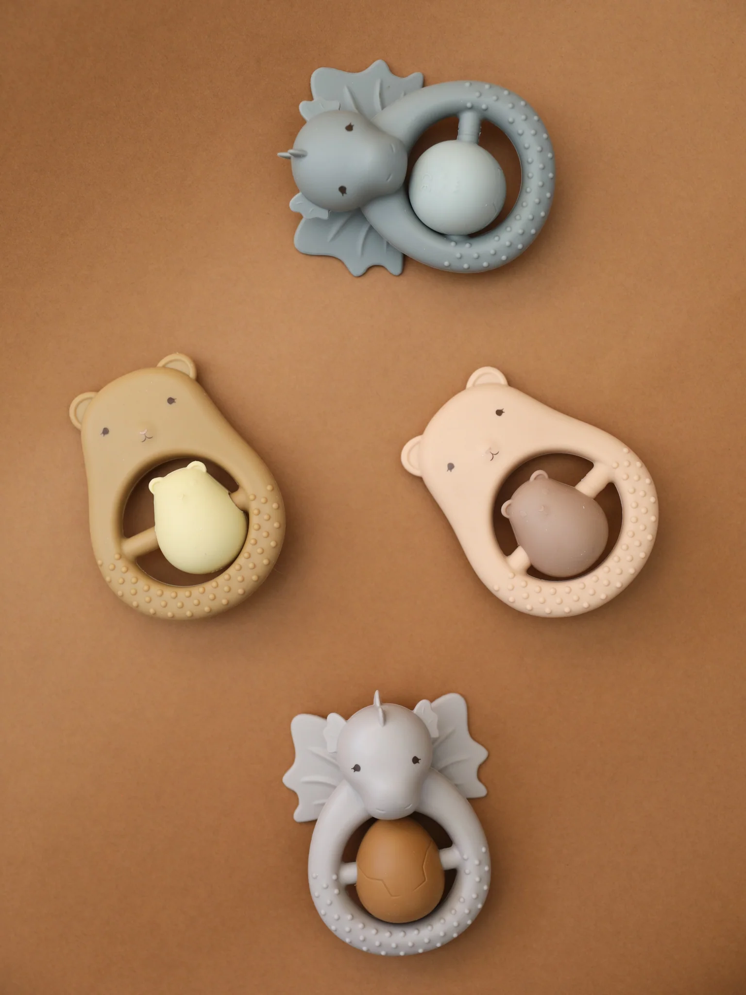 Teddy Teether - Rose Sand - Image 3