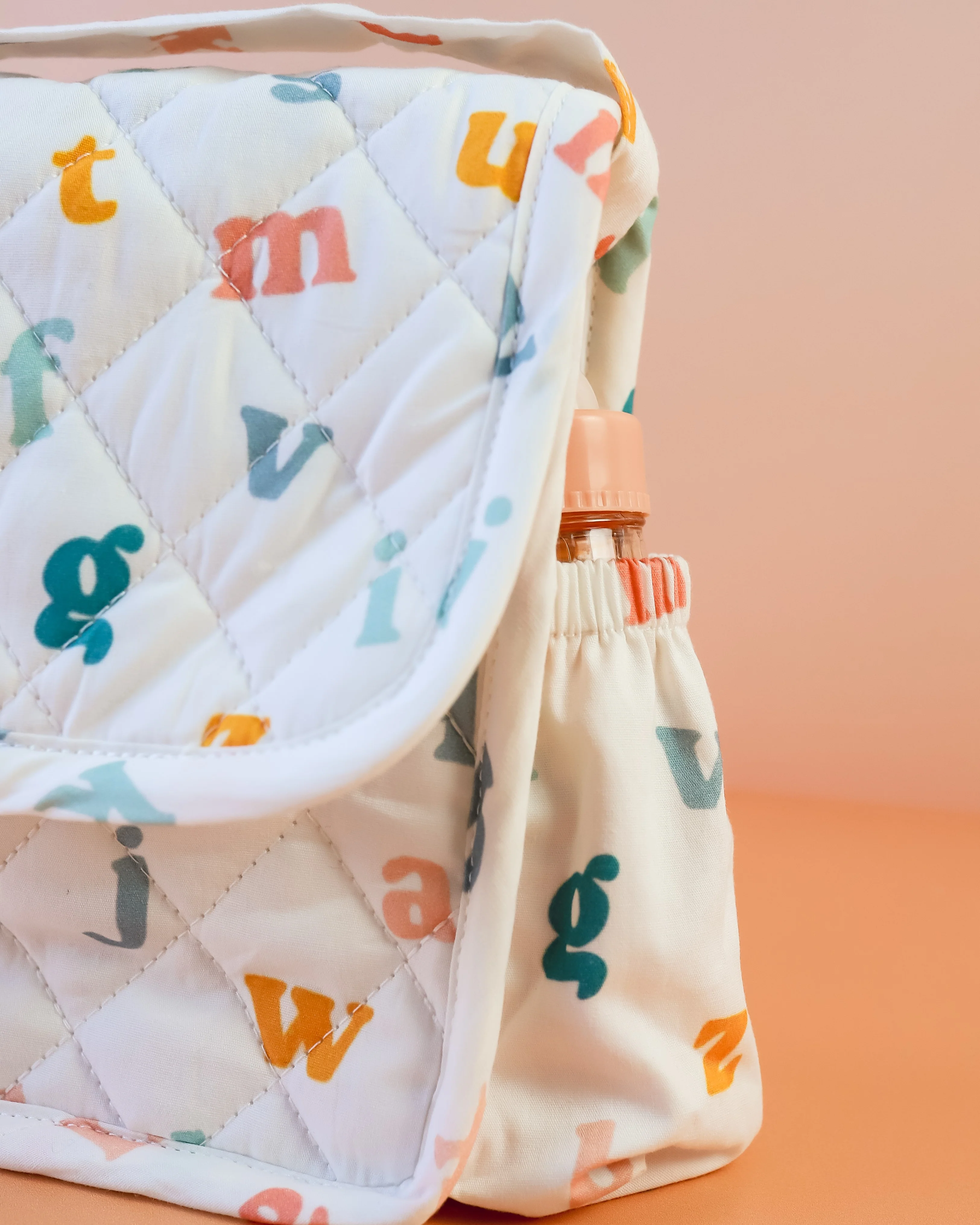 Tiny Harlow | Doll Diaper Bag - Alphabet Soup - Image 5