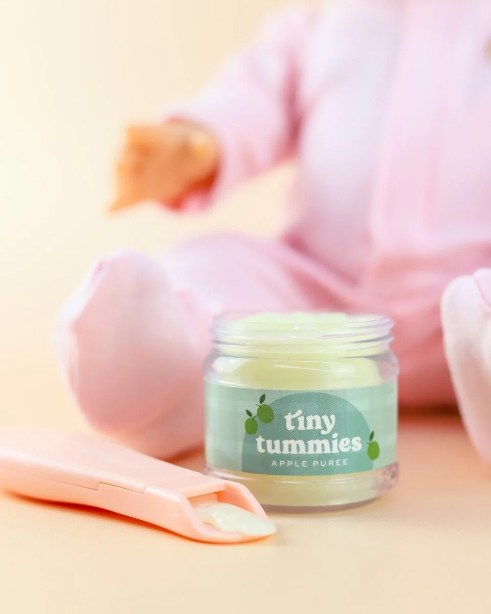 Tiny Harlow | Doll Food Jar and Spoon Set - Apple Puree - Image 5