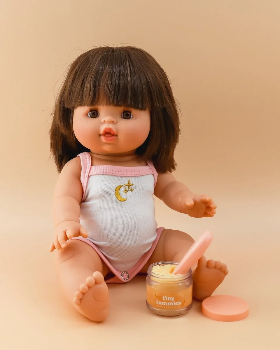 Tiny Harlow | Doll Food Jar and Spoon Set - Banana Custard - Image 4