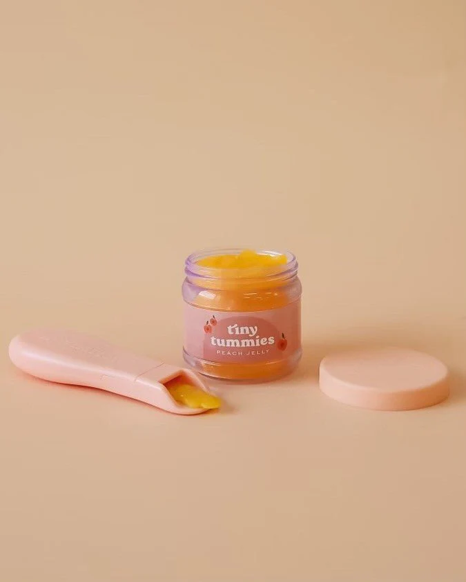 Tiny Harlow | Doll Food Jar and Spoon Set - Peach Jelly - Image 2