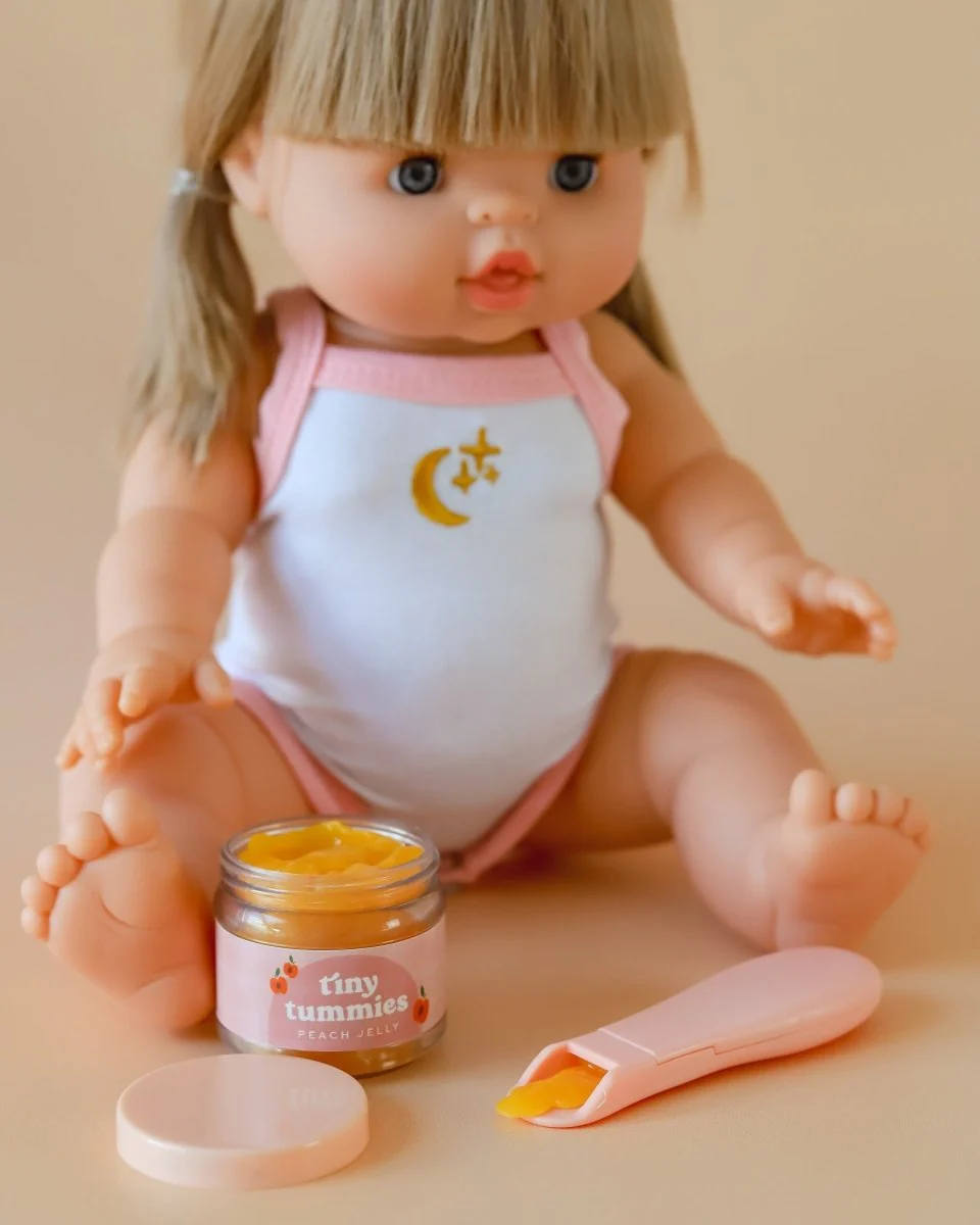 Tiny Harlow | Doll Food Jar and Spoon Set - Peach Jelly - Image 4