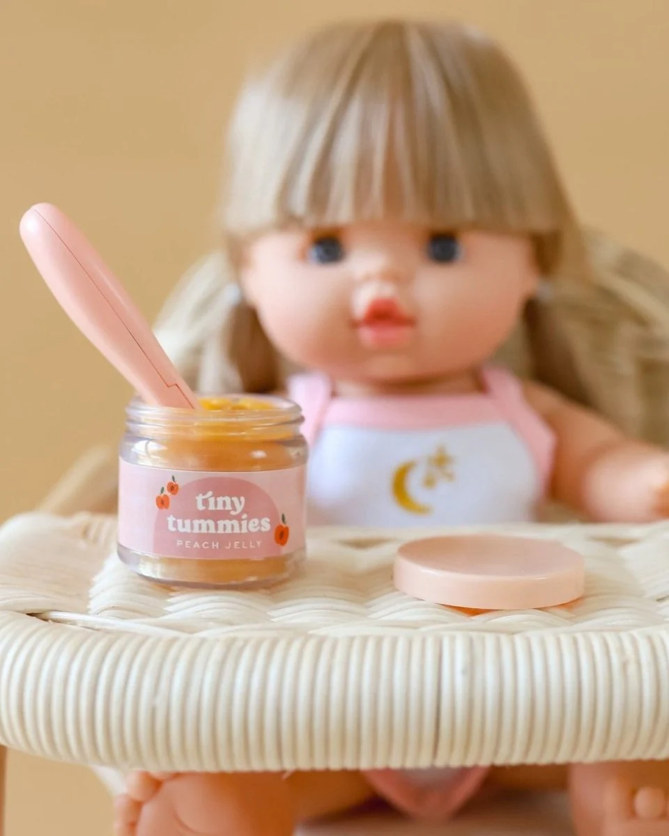 Tiny Harlow | Doll Food Jar and Spoon Set - Peach Jelly - Image 6