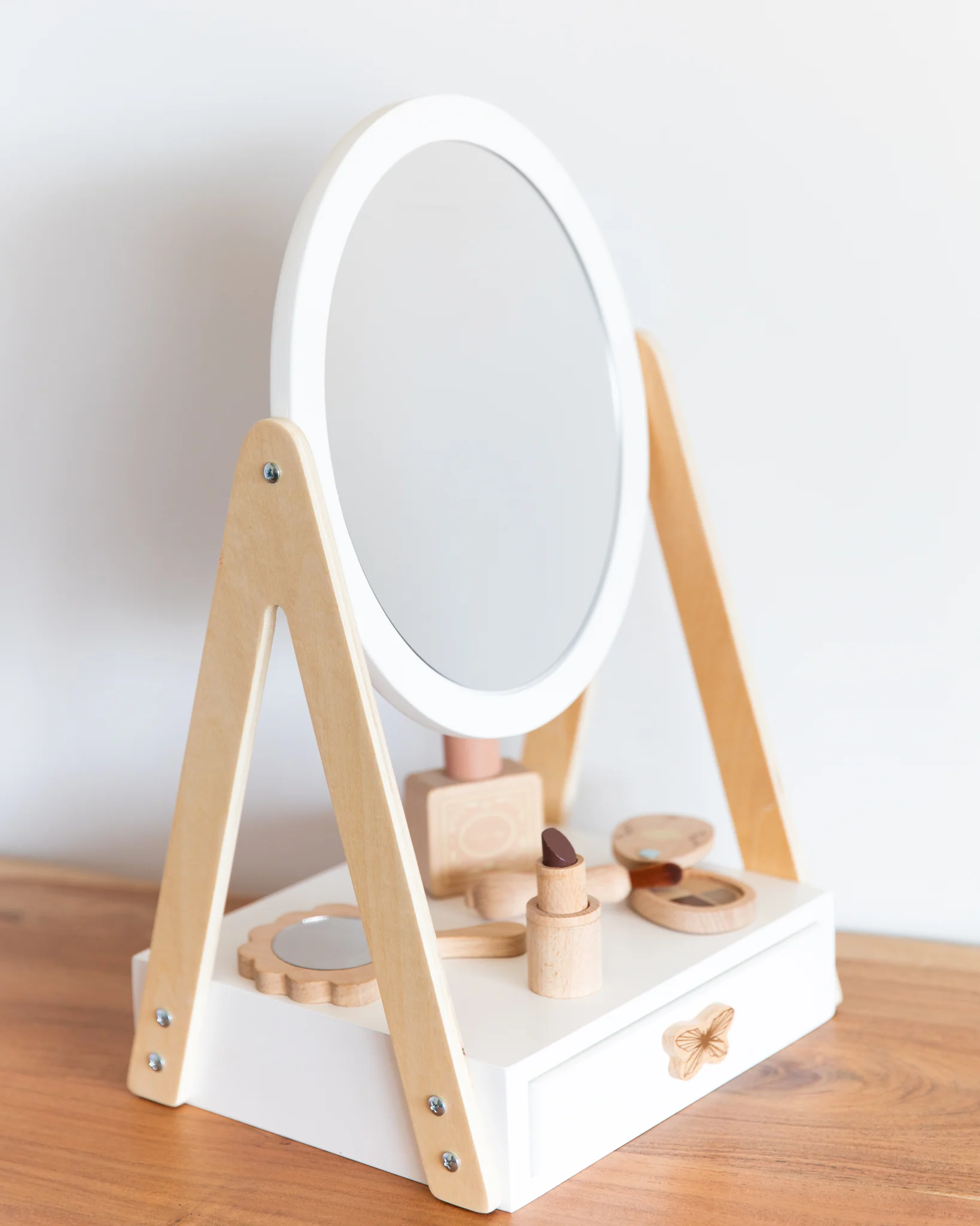 Table Mirror with Drawer - Image 6