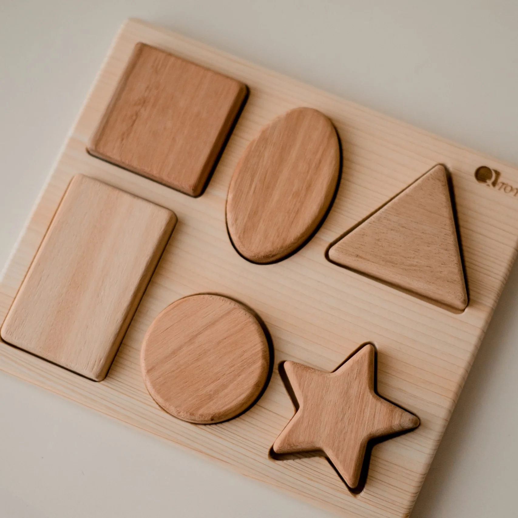 Wooden 6 Shape Puzzle - Image 2