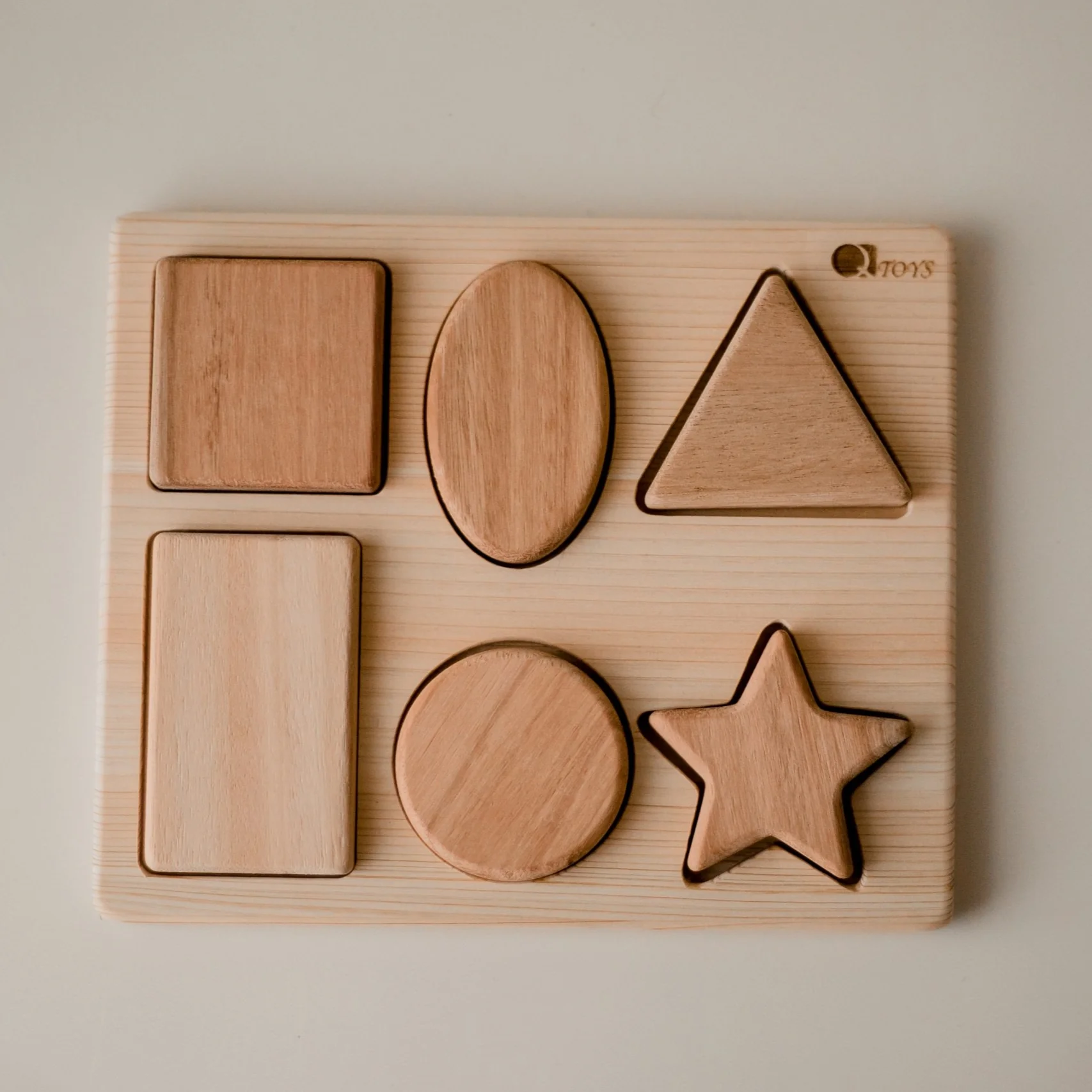 Wooden 6 Shape Puzzle - Image 3