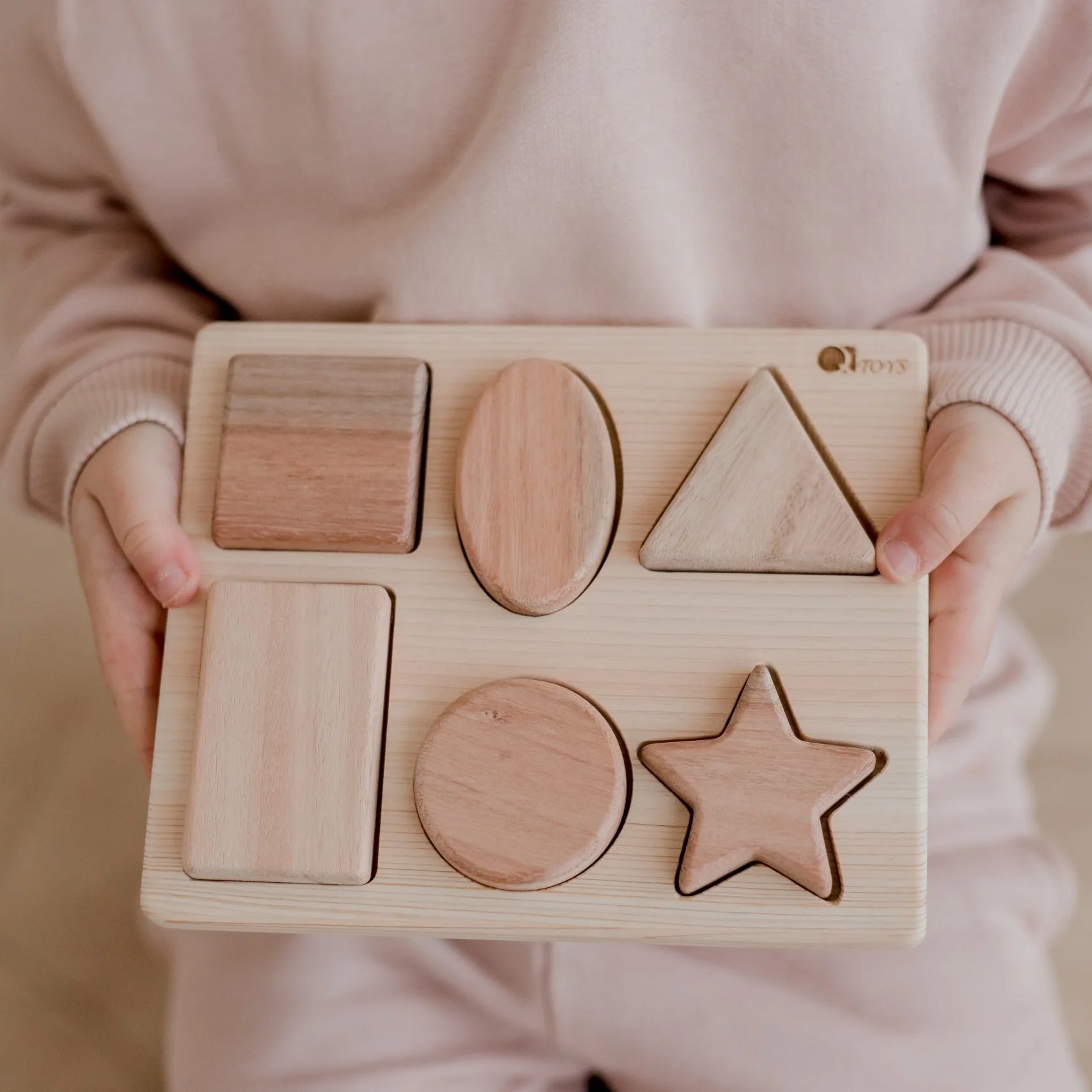 Wooden 6 Shape Puzzle - Image 4