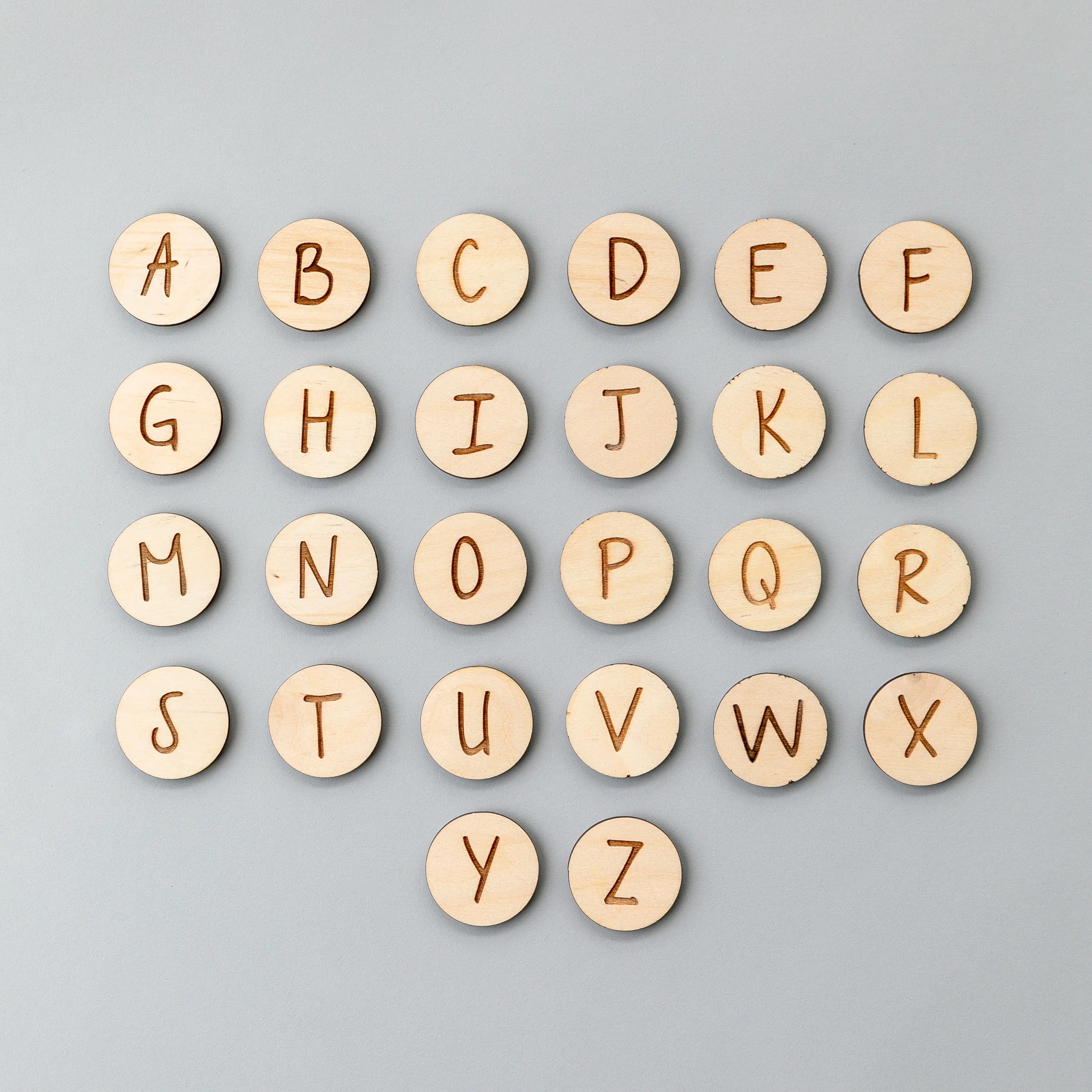Wooden Alphabet Coins - Image 3