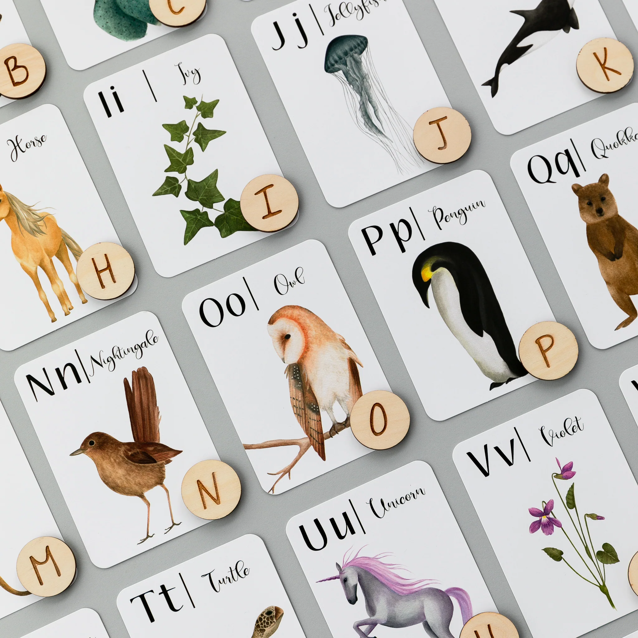 Wooden Alphabet Coins - Image 6