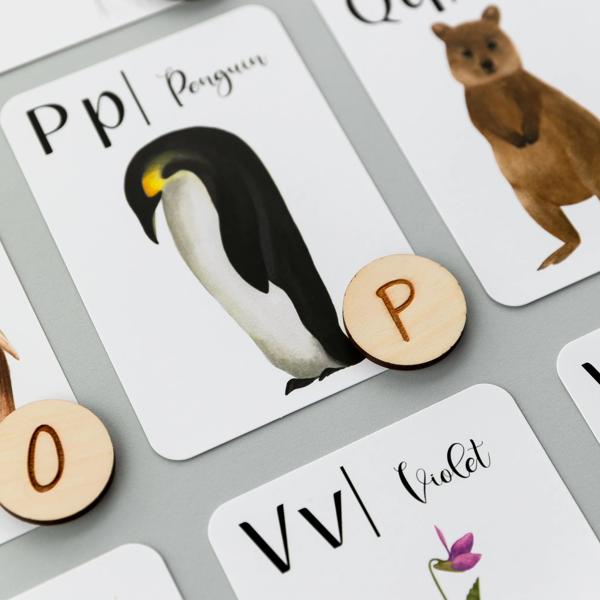 Wooden Alphabet Coins - Image 7