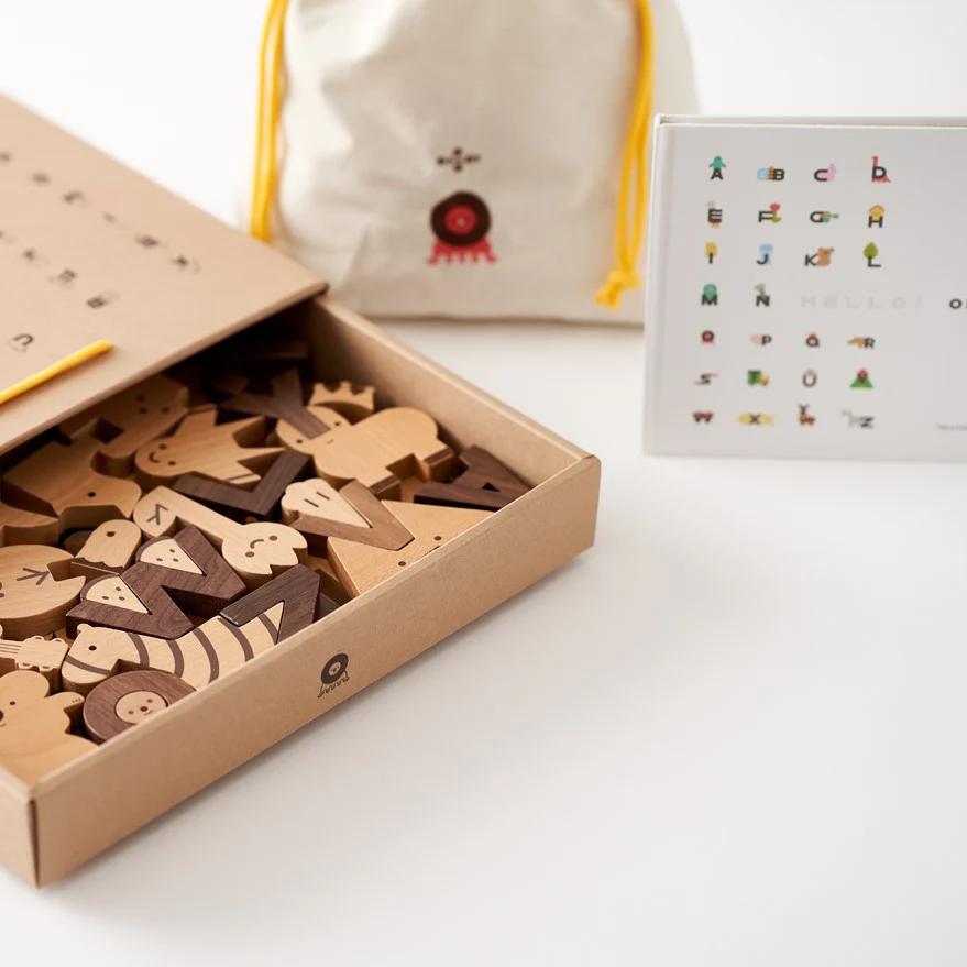 Wooden Alphabet Play Blocks - Image 6